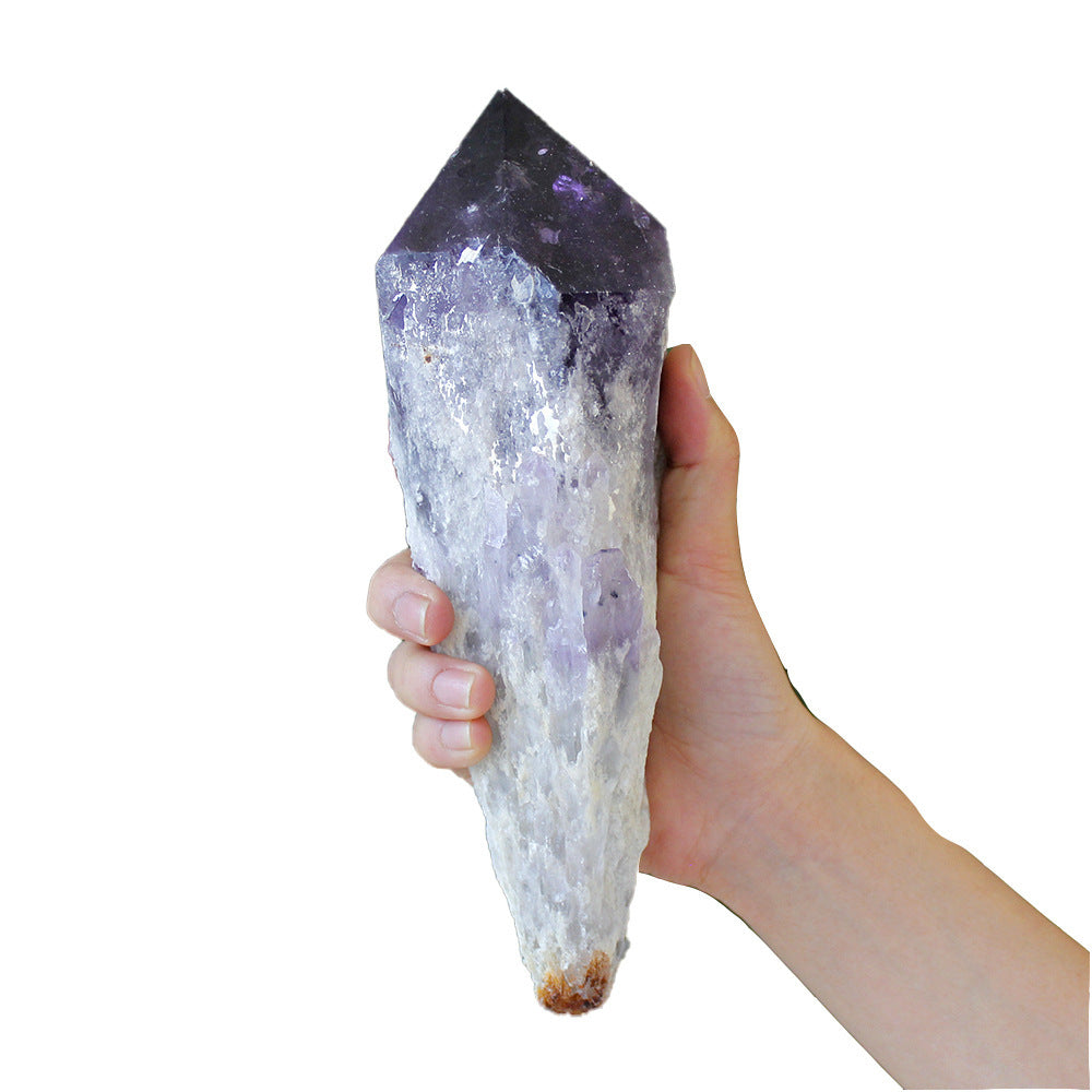 Natural Amethyst Backbone Scepter Ornament