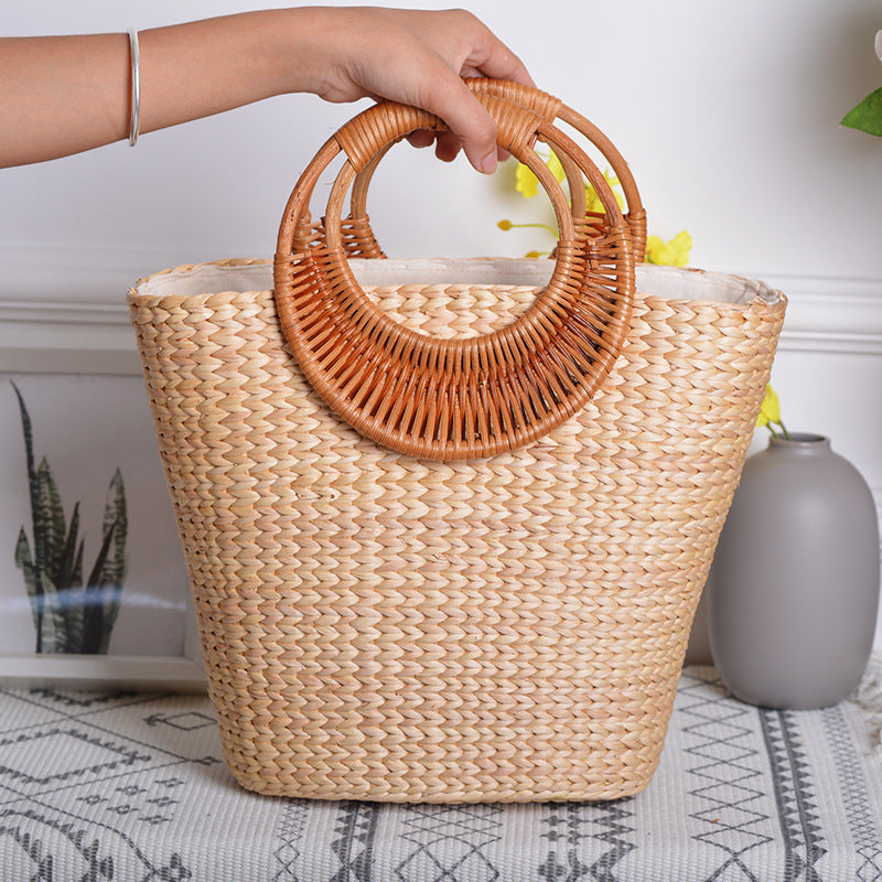Handmade Straw Summer Handbag
