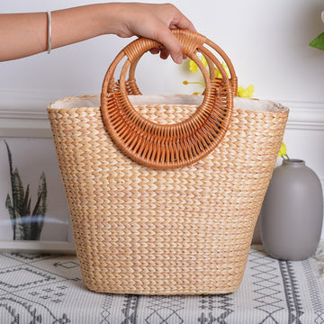 Handmade Straw Summer Handbag
