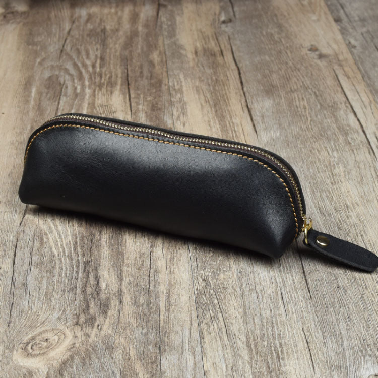 Handmade Leather Pencil, Glasses Storage Case