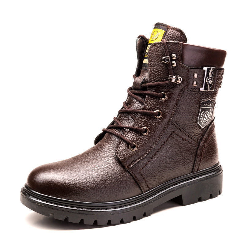 Winter Fleeced Warm High Top Cotton Boots