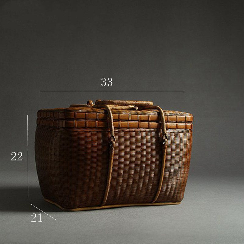 Exquisite Japanese Style Handmade Bamboo Tea Ceremony Carrying Bag