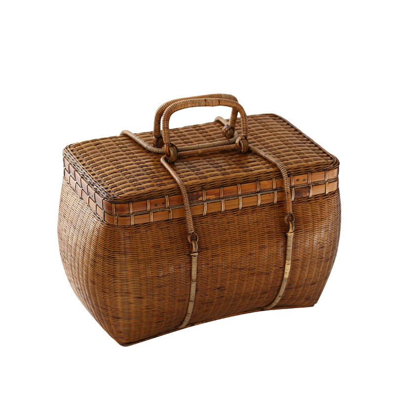 Exquisite Japanese Style Handmade Bamboo Tea Ceremony Carrying Bag