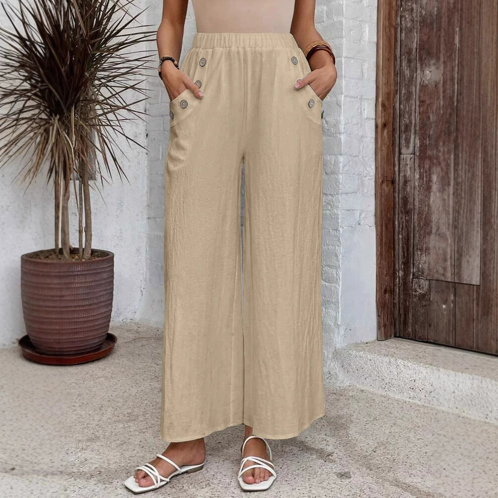 Comfortable High Waist Loose Casual Pants