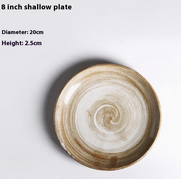 Japanese Style Coarse Pottery Tableware