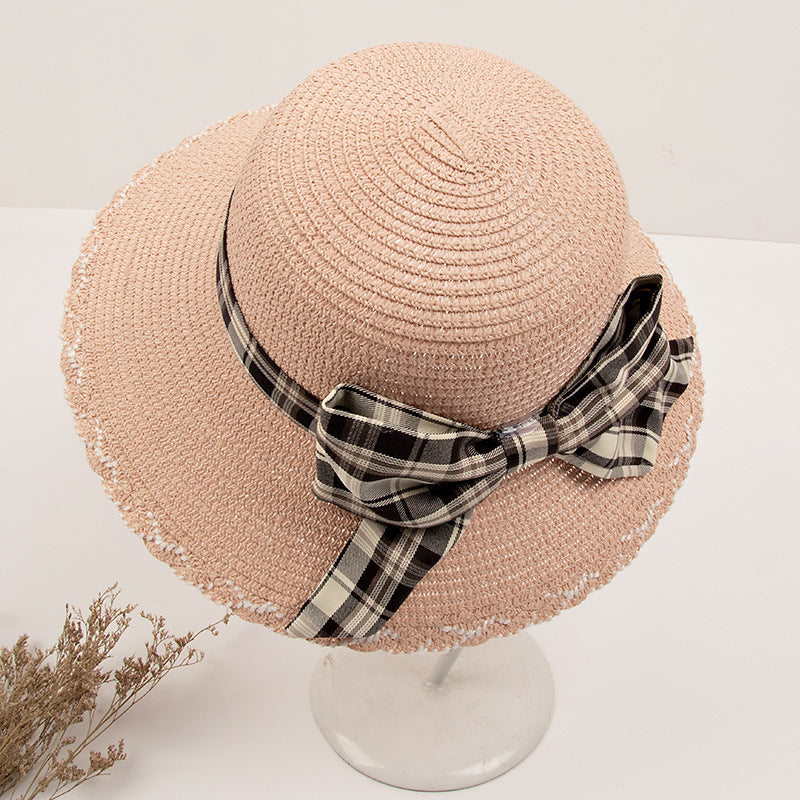 Small Bow Sun Straw Hat