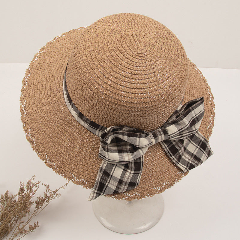 Small Bow Sun Straw Hat