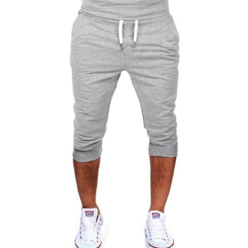 Men's Casual Sports Slim Fit Cropped Pants