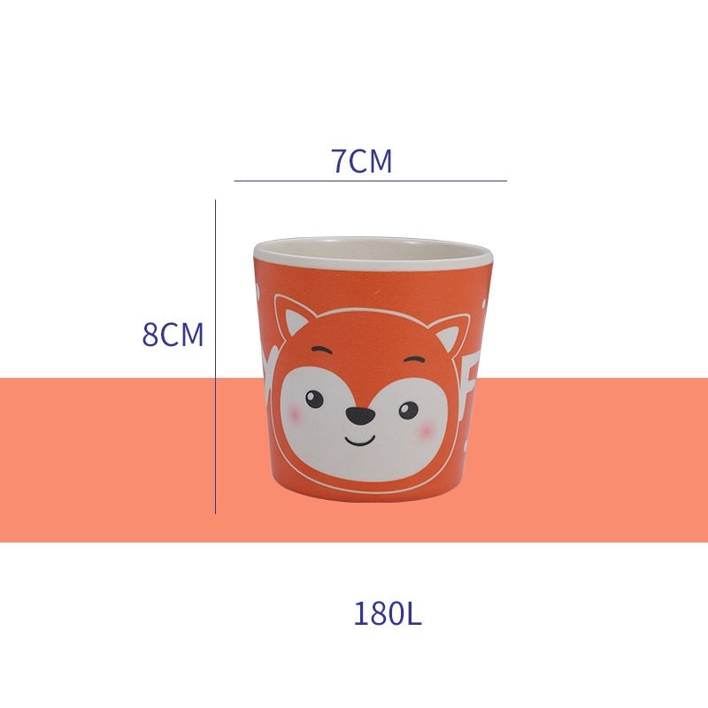 Cartoon Cute Kids Bamboo Fiber Mouthwash Cup