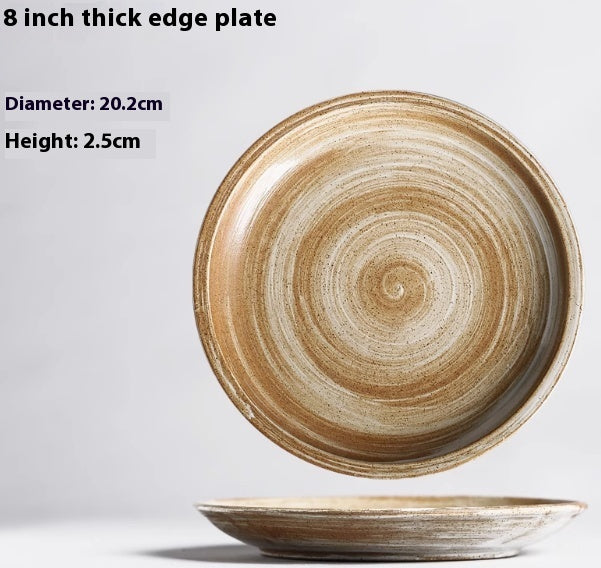Japanese Style Coarse Pottery Tableware