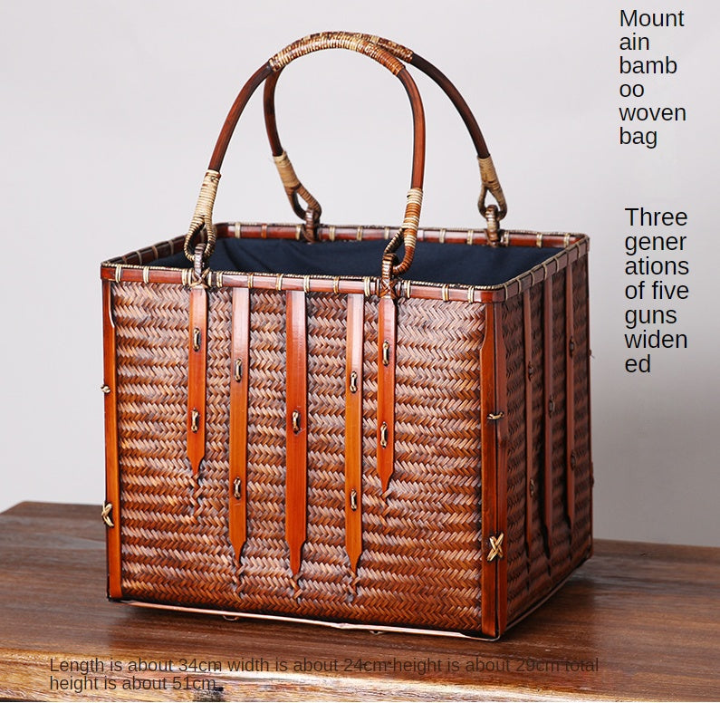 Hand made Bamboo Woven Bag