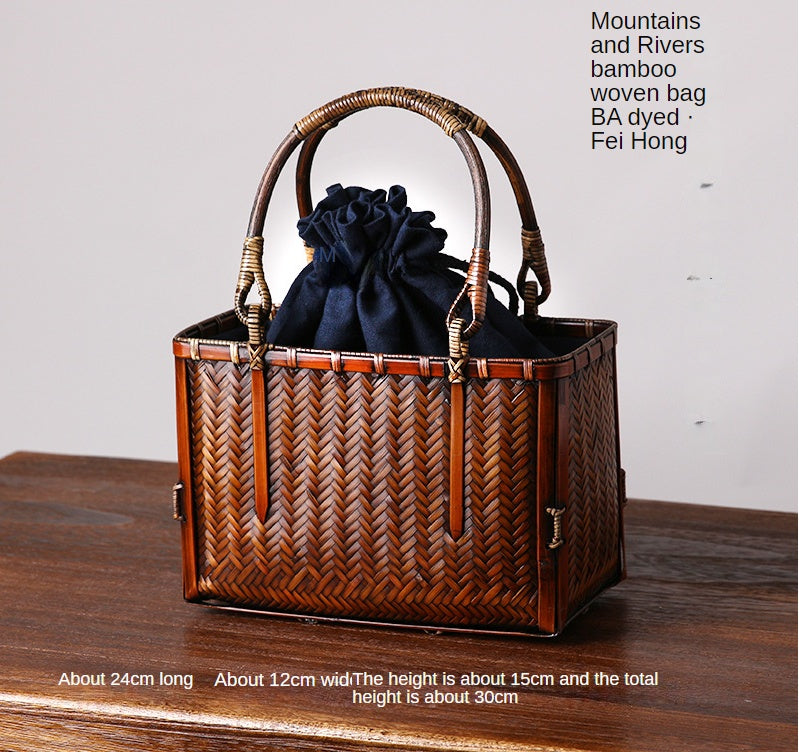 Hand made Bamboo Woven Bag