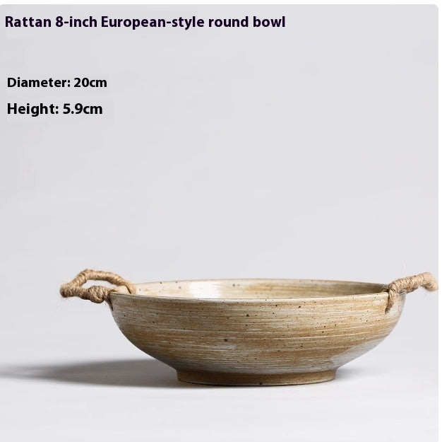 Japanese Style Coarse Pottery Tableware