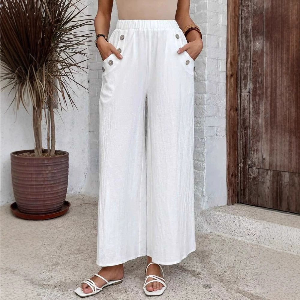 Comfortable High Waist Loose Casual Pants