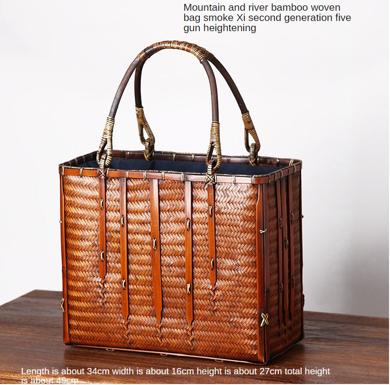 Hand made Bamboo Woven Bag