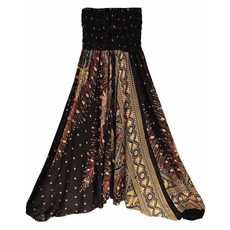 Casual Big Crotch, Belly Dance Style Fit Cotton Pants