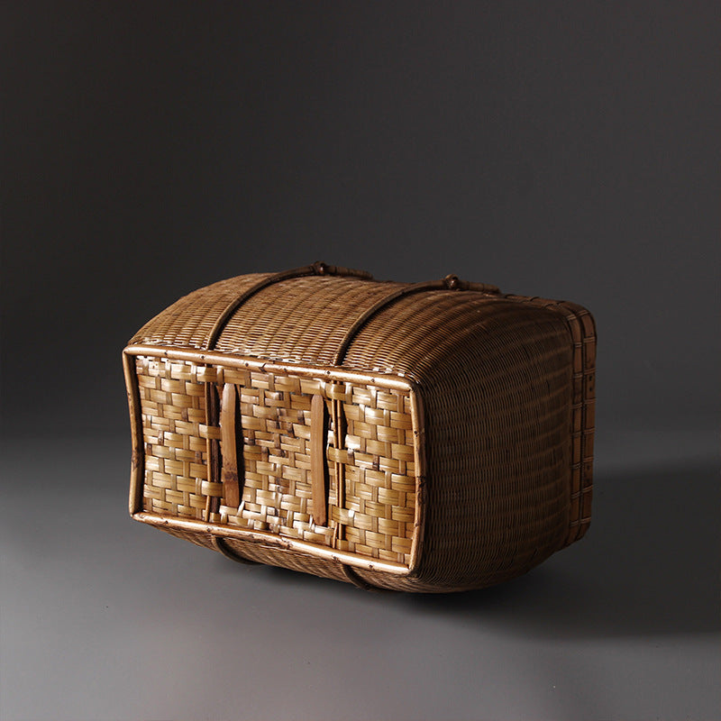 Exquisite Japanese Style Handmade Bamboo Tea Ceremony Carrying Bag