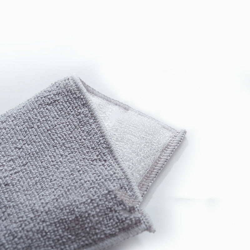 Bamboo Fiber Double-sided Dishwashing Cloth 6 Pack (Does Not Absorb Water)