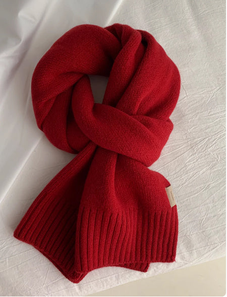 Pure Wool Scarf Gloves Hat Winter Bundle