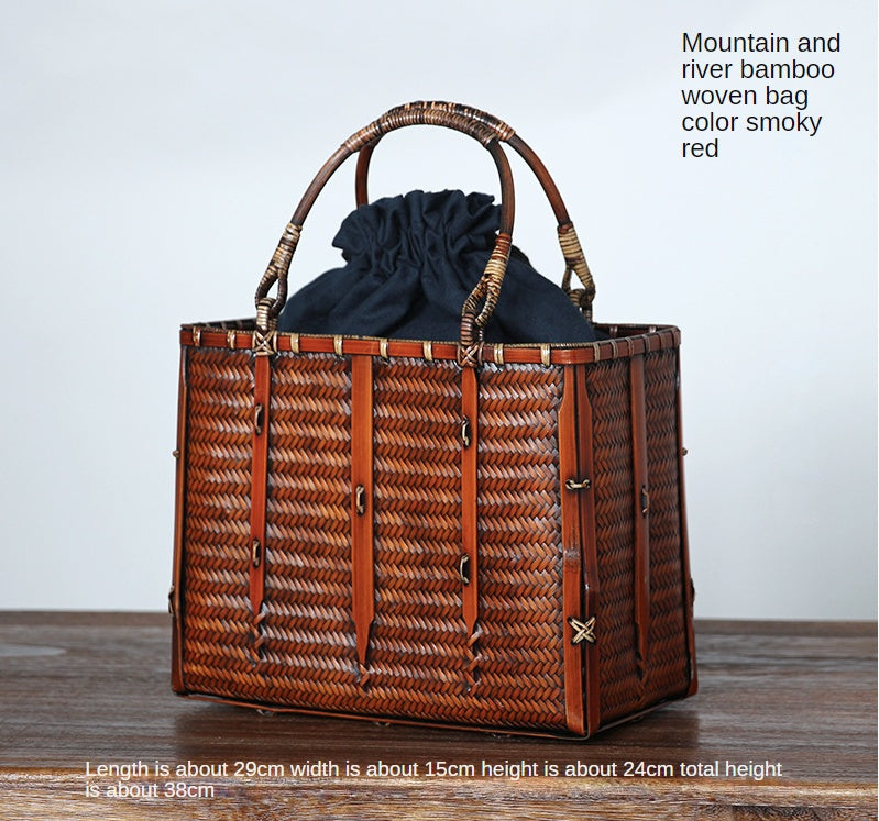 Hand made Bamboo Woven Bag