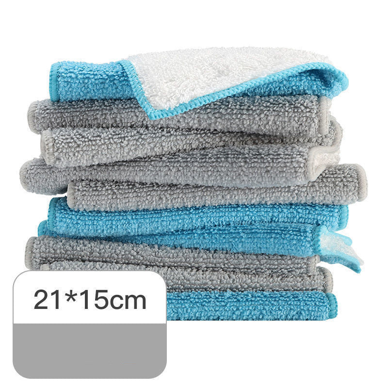 Bamboo Fiber Double-sided Dishwashing Cloth 6 Pack (Does Not Absorb Water)