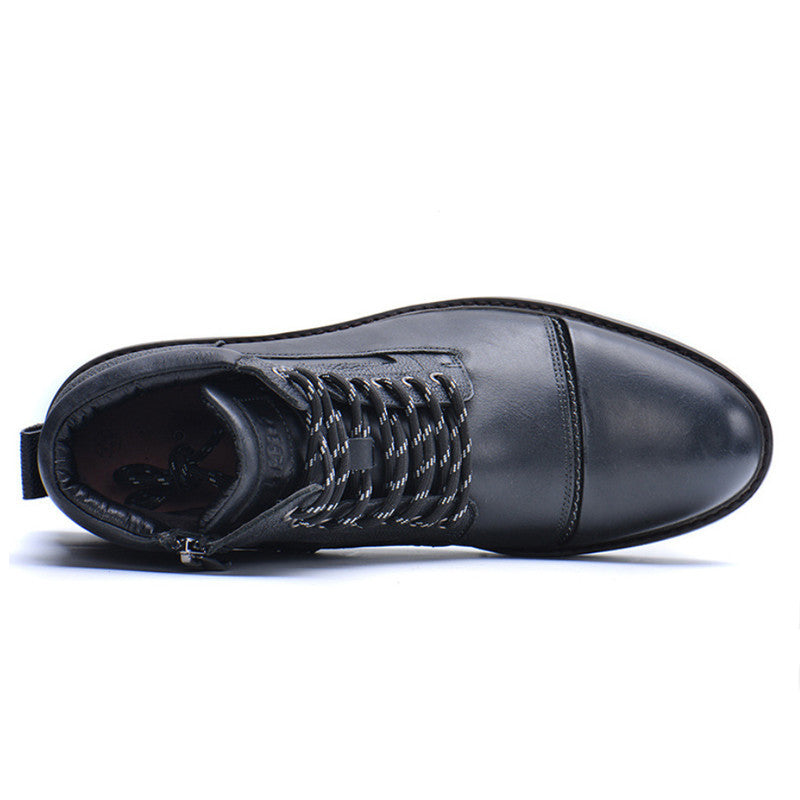 Casual Leather Martin Boots